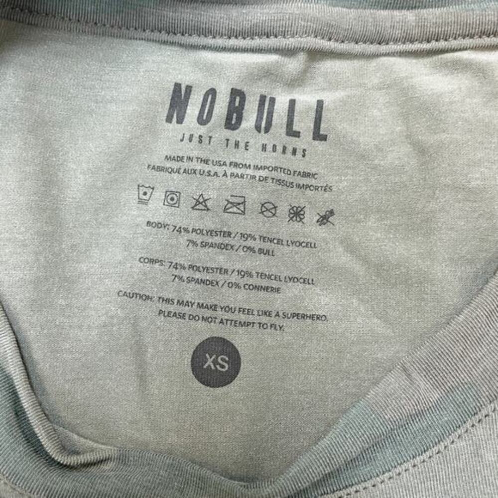 NoBull Women's Army‎ Green Camo Stretch Daily Athletic Cross Fit Gym Shirt XS - Picture 6 of 6